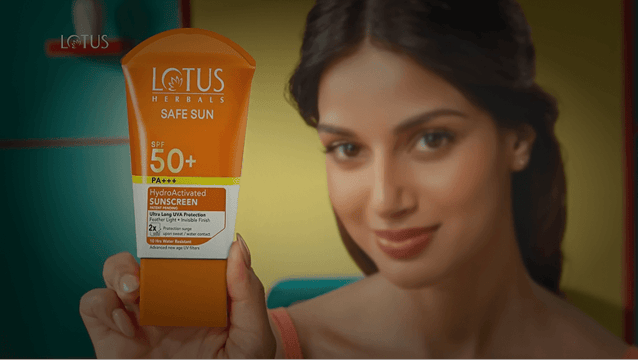 Lotus Herbals CTV ad campaign thumbnail